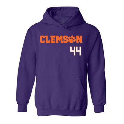 Clemson - NCAA Football : Jack Wolf - Classic Shersey Hooded Sweatshirt-0