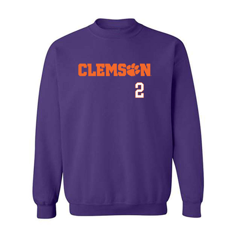 Clemson - NCAA Football : Tait Reynolds - Classic Shersey Crewneck Sweatshirt-0