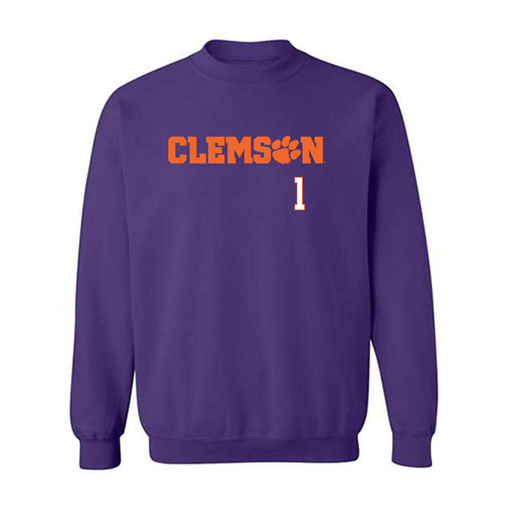 Clemson - NCAA Women's Soccer : Nona Reason - Classic Shersey Crewneck Sweatshirt-0