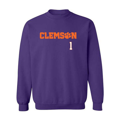 Clemson - NCAA Women's Soccer : Nona Reason - Classic Shersey Crewneck Sweatshirt-0
