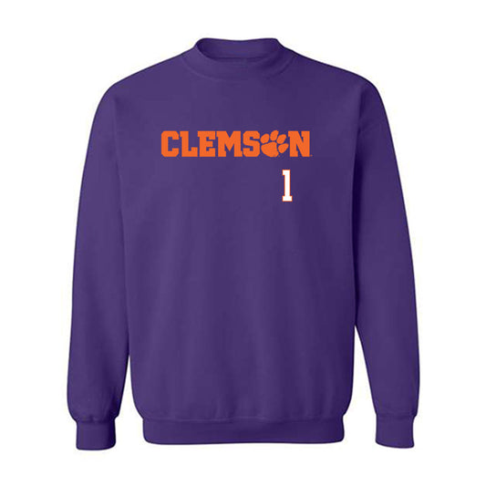 Clemson - NCAA Women's Soccer : Nona Reason - Classic Shersey Crewneck Sweatshirt-0