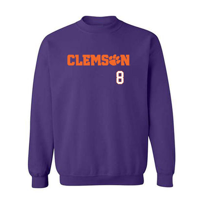 Clemson - NCAA Baseball : Tyler Lichtenberger - Classic Shersey Crewneck Sweatshirt-0