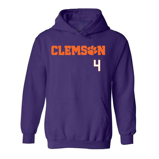 Clemson - NCAA Softball : Abby Dunning - Classic Shersey Hooded Sweatshirt-0