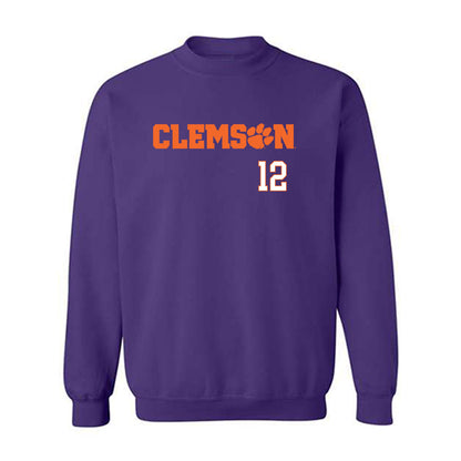 Clemson - NCAA Football : Shavar Young - Classic Shersey Crewneck Sweatshirt-0