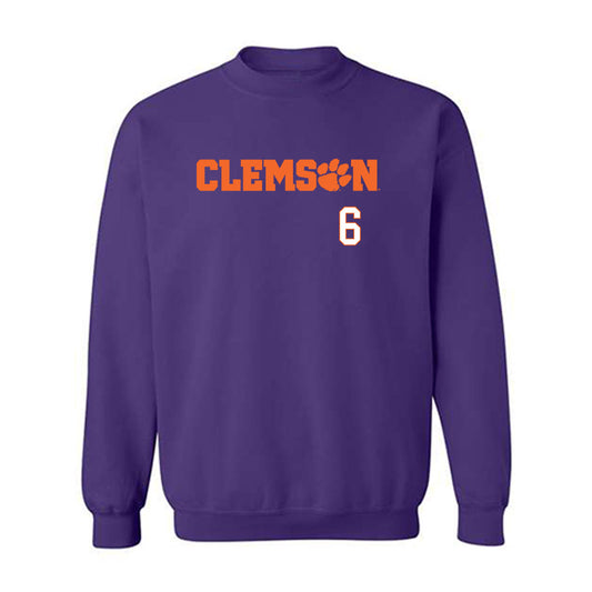 Clemson - NCAA Women's Volleyball : Katherine Sandt - Classic Shersey Crewneck Sweatshirt-0