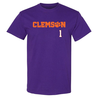 Clemson - NCAA Baseball : Bryce Clavon - Classic Shersey T-Shirt-0