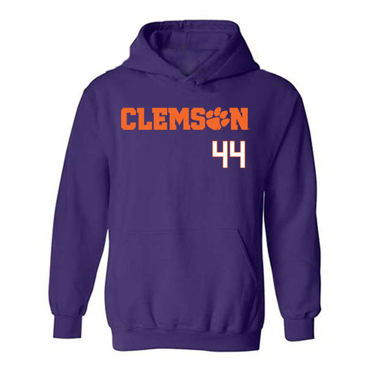 Clemson - NCAA Baseball : Dylan Harrison - Classic Shersey Hooded Sweatshirt-0