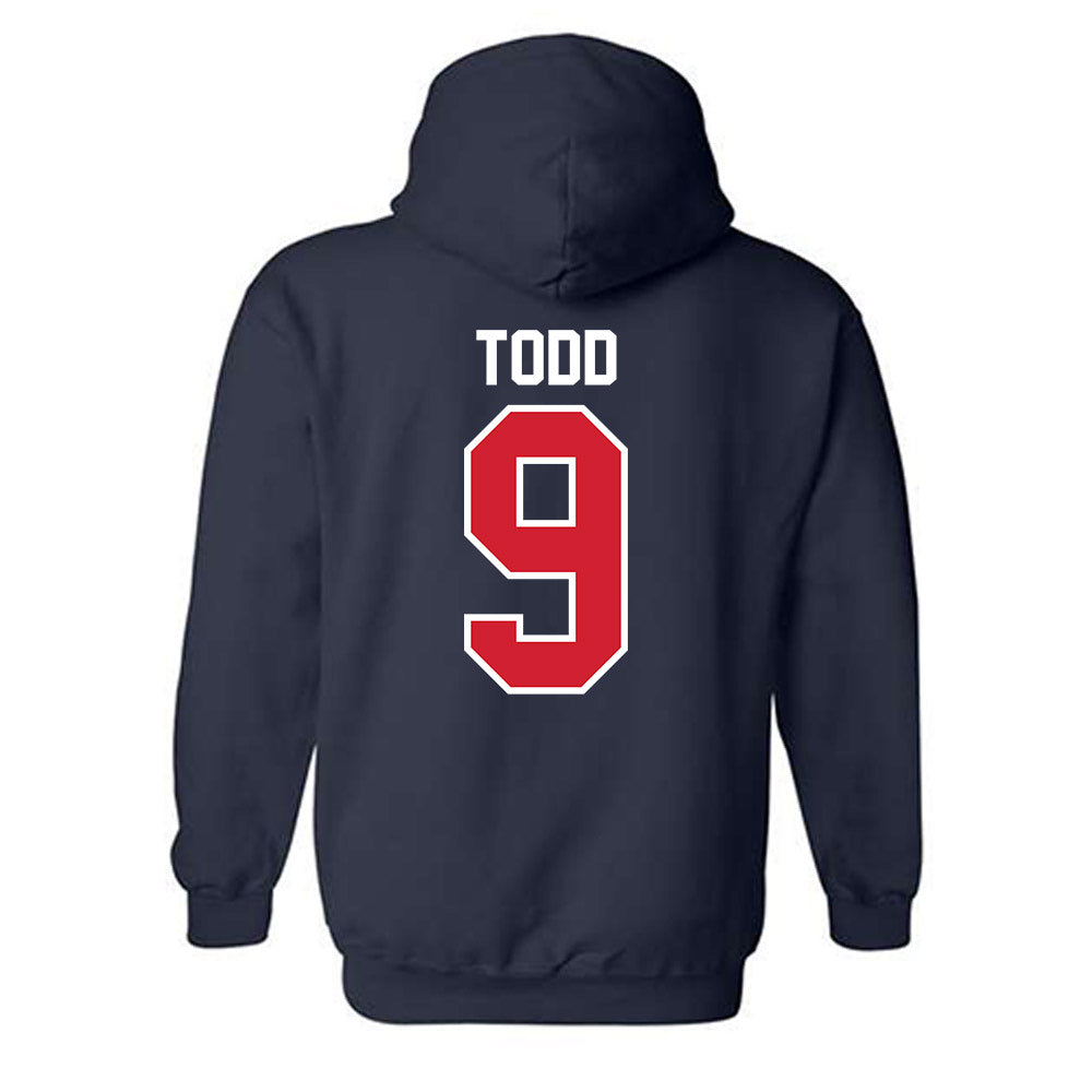 Robert Morris - NCAA Women's Volleyball : Layla Todd - Classic Shersey Hooded Sweatshirt-1