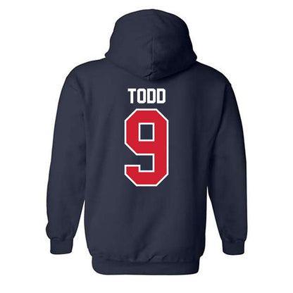 Robert Morris - NCAA Women's Volleyball : Layla Todd - Classic Shersey Hooded Sweatshirt-1