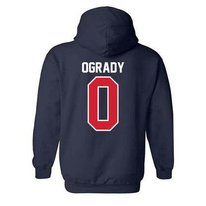 Robert Morris - NCAA Men's Basketball : Tanner OGrady - Classic Shersey Hooded Sweatshirt-1