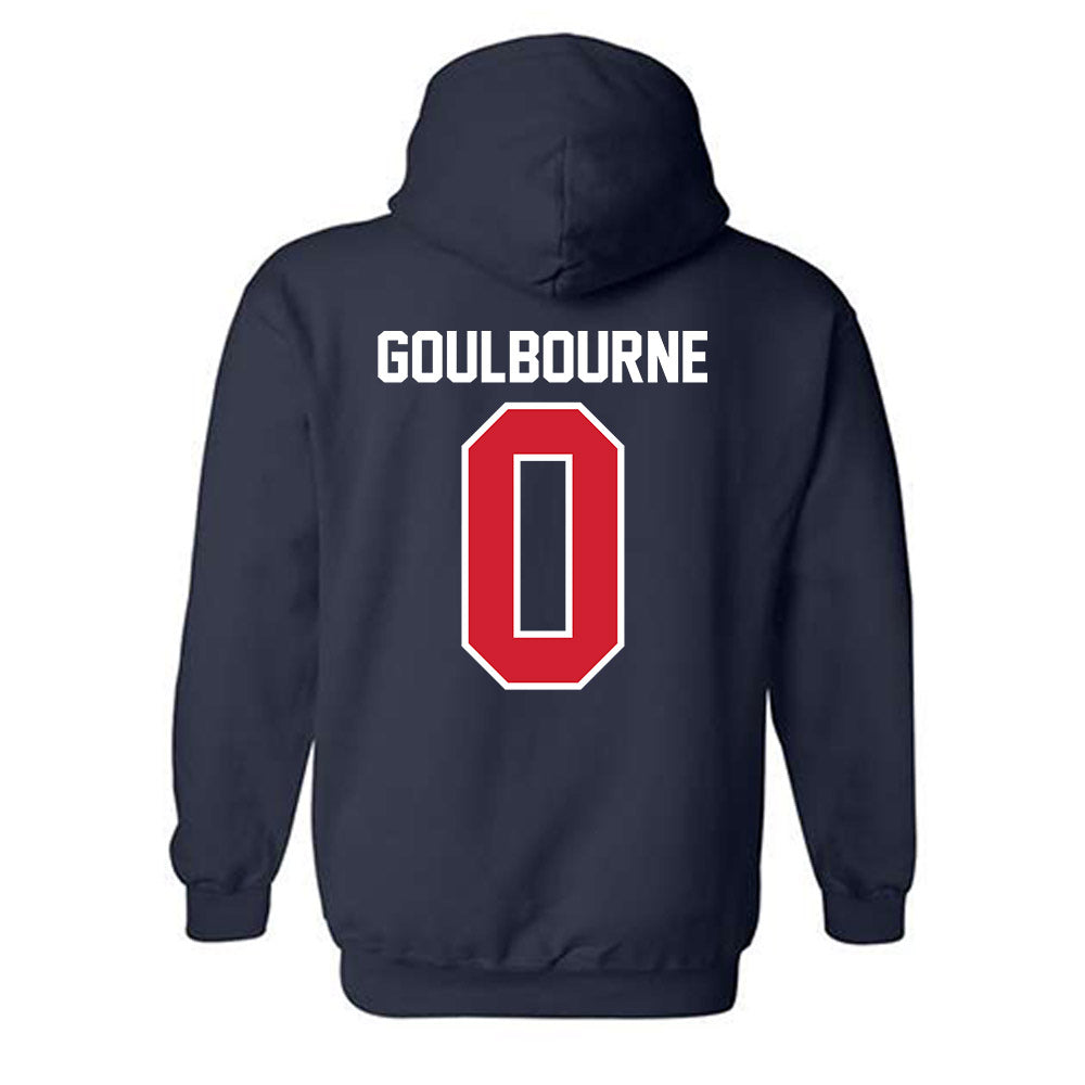 Robert Morris - NCAA Football : Xavier Goulbourne - Classic Shersey Hooded Sweatshirt-1