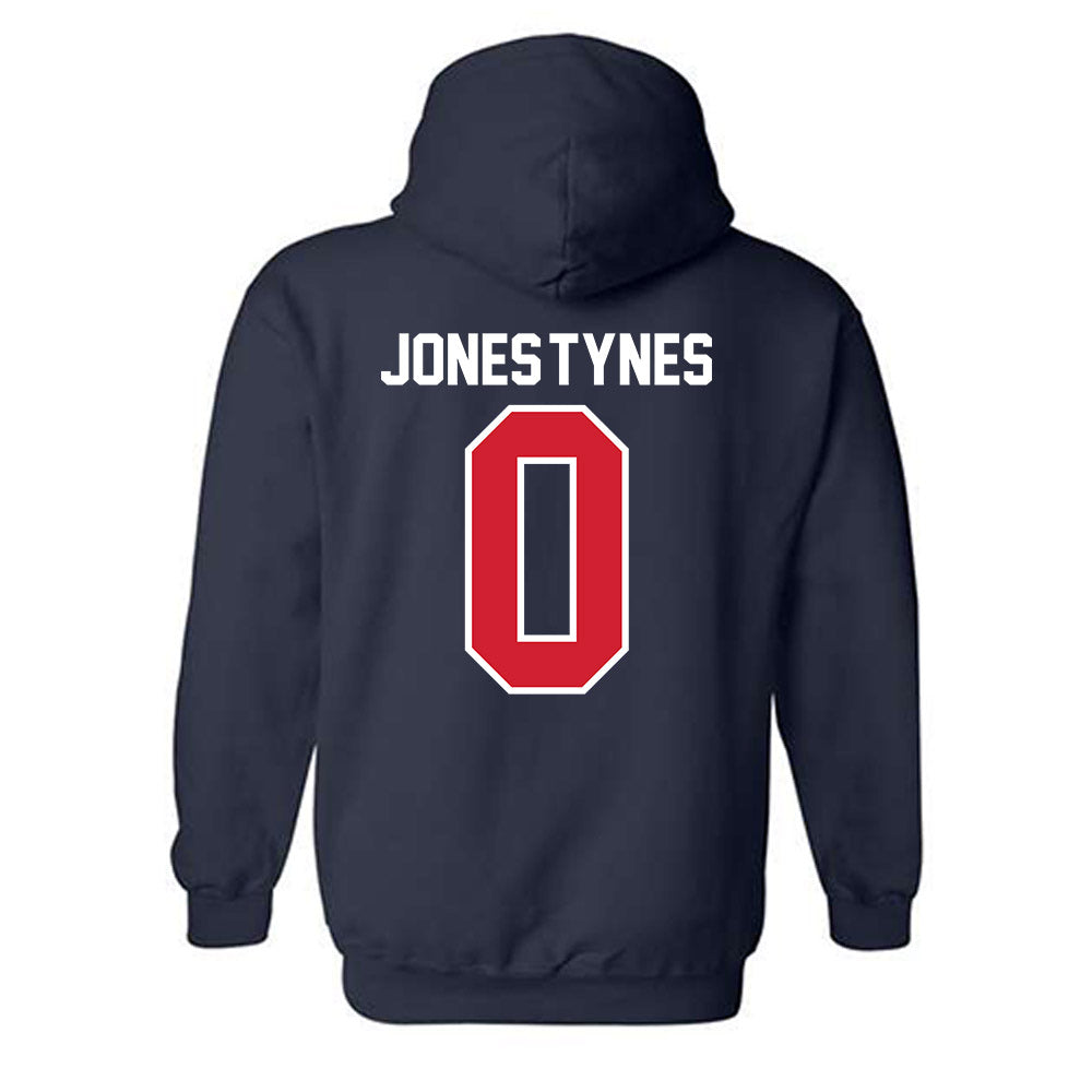 Robert Morris - NCAA Women's Basketball : Markeli Jones-Tynes - Classic Shersey Hooded Sweatshirt-1