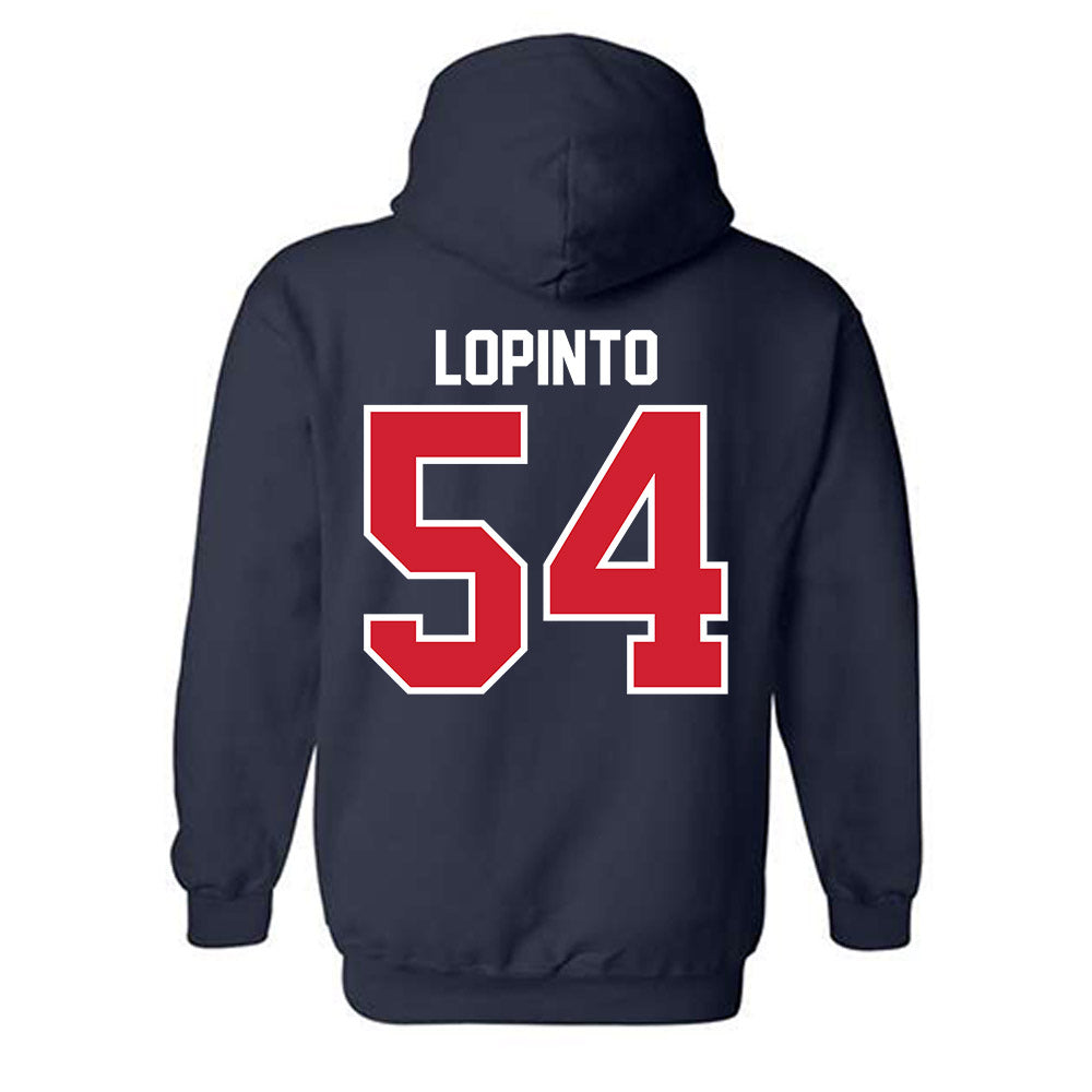 Robert Morris - NCAA Football : Jake Lopinto - Classic Shersey Hooded Sweatshirt-1