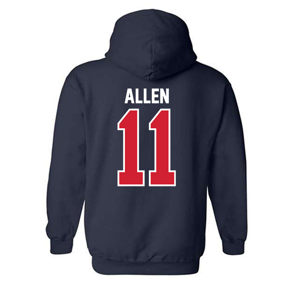 Robert Morris - NCAA Football : Blake Allen - Classic Shersey Hooded Sweatshirt-1