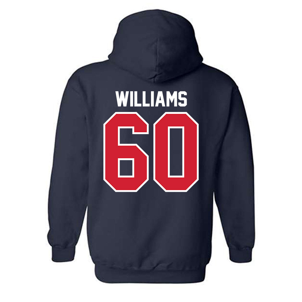 Robert Morris - NCAA Football : Jarvis Williams - Classic Shersey Hooded Sweatshirt-1