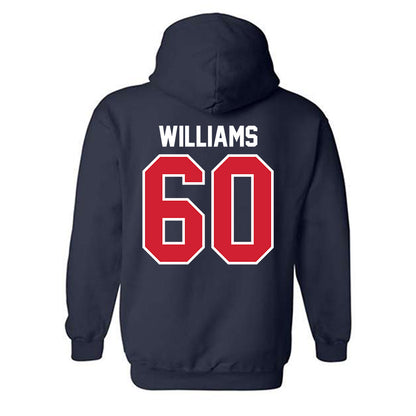 Robert Morris - NCAA Football : Jarvis Williams - Classic Shersey Hooded Sweatshirt-1
