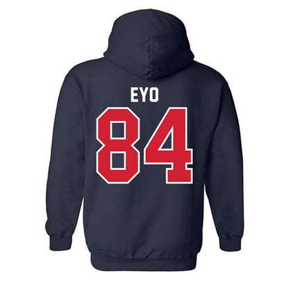 Robert Morris - NCAA Football : Domonic Eyo - Classic Shersey Hooded Sweatshirt-1