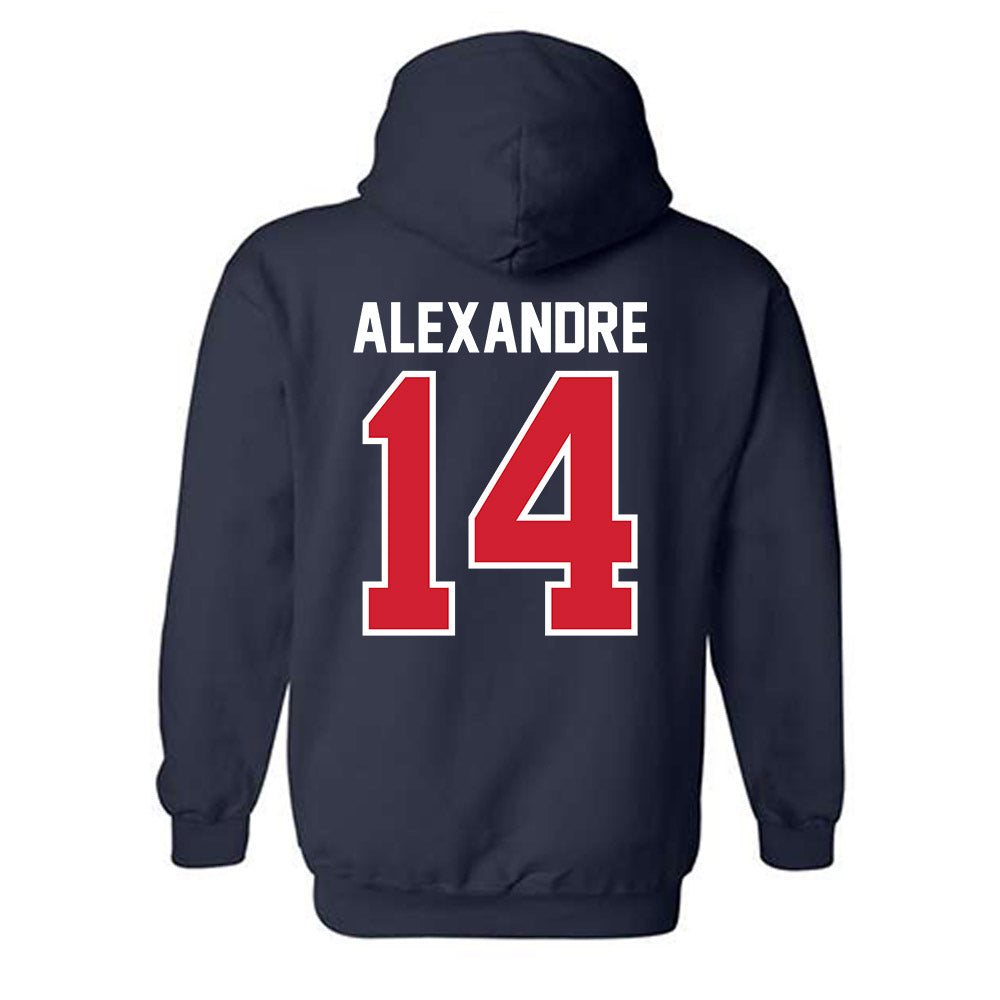 Robert Morris - NCAA Men's Soccer : Chase Alexandre - Classic Shersey Hooded Sweatshirt