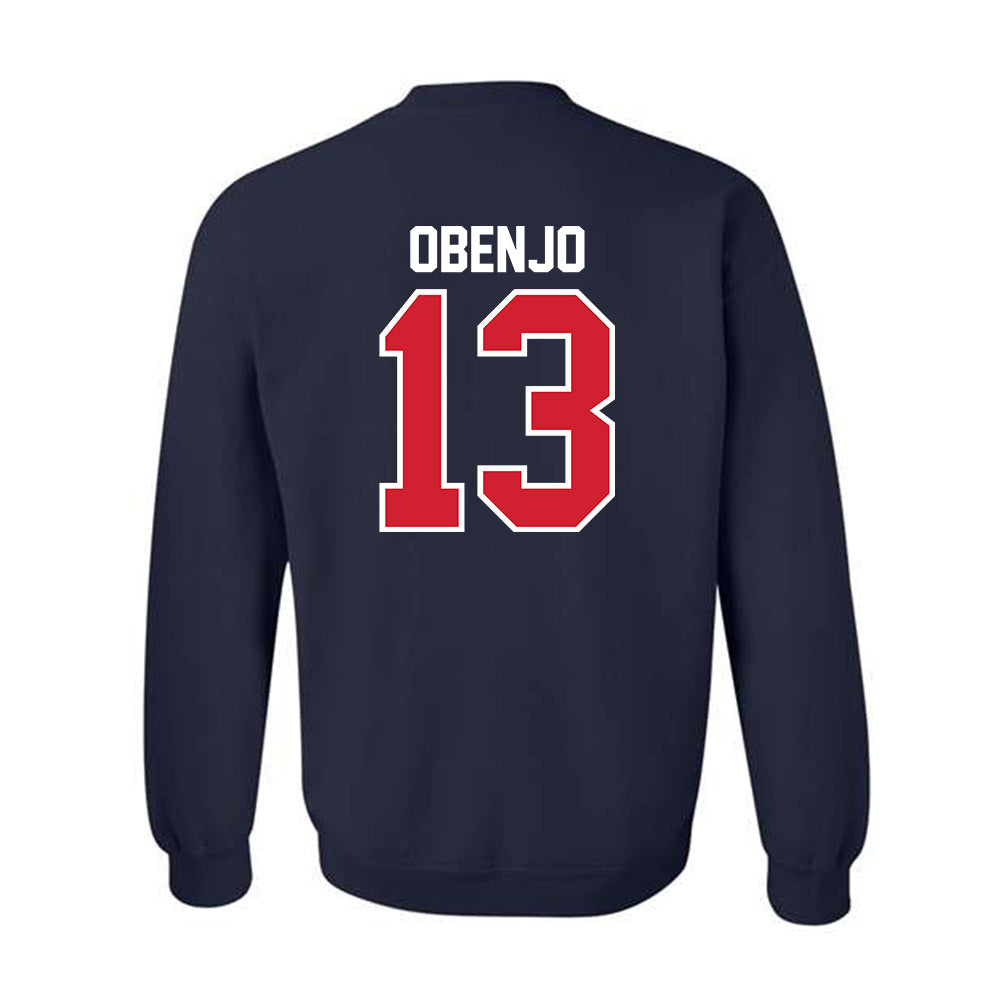 Robert Morris - NCAA Men's Basketball : Samuel Obenjo - Classic Shersey Crewneck Sweatshirt-1
