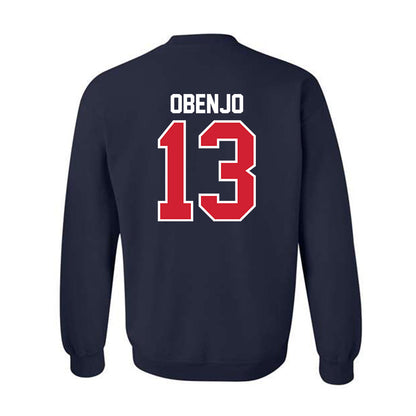Robert Morris - NCAA Men's Basketball : Samuel Obenjo - Classic Shersey Crewneck Sweatshirt-1