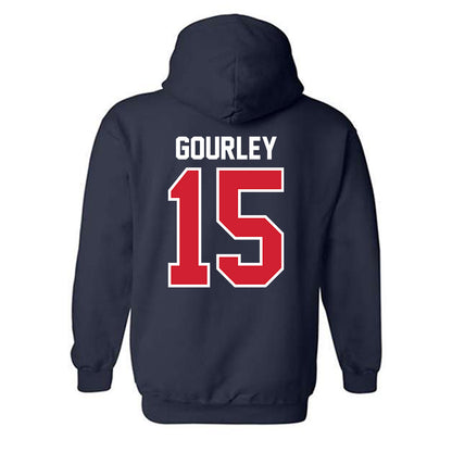 Robert Morris - NCAA Men's Ice Hockey : Connor Gourley - Classic Shersey Hooded Sweatshirt-1