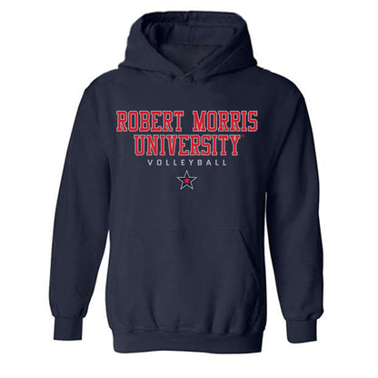 Robert Morris - NCAA Women's Volleyball : Tia Schultz - Classic Shersey Hooded Sweatshirt-0