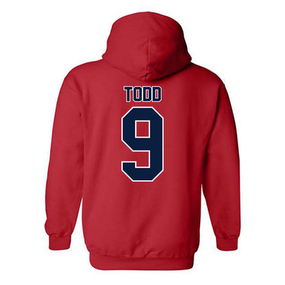 Robert Morris - NCAA Women's Volleyball : Layla Todd - Classic Shersey Hooded Sweatshirt-1