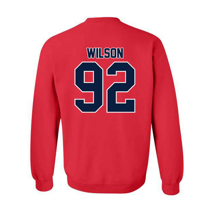 Robert Morris - NCAA Football : Asher Wilson - Classic Shersey Crewneck Sweatshirt-1