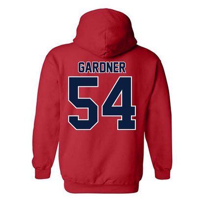 Robert Morris - NCAA Football : James Gardner - Classic Shersey Hooded Sweatshirt-1