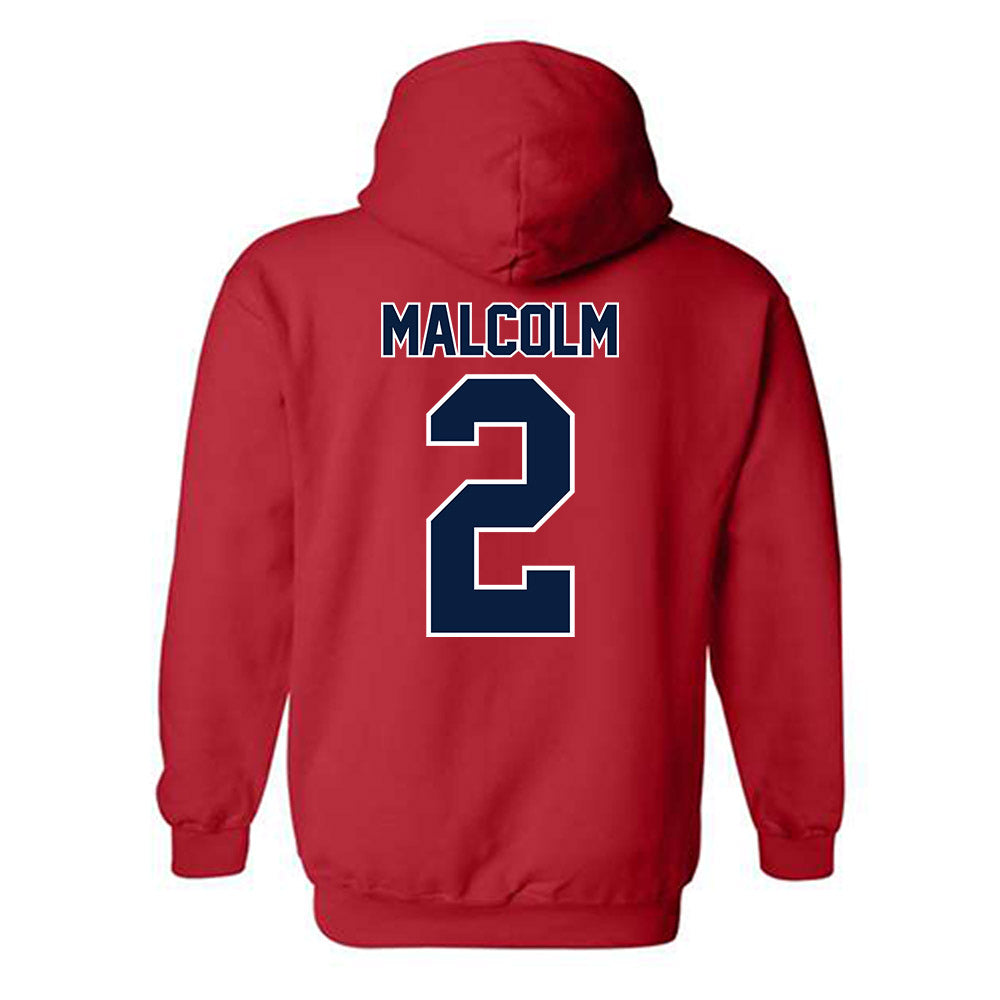 Robert Morris - NCAA Women's Basketball : Aislin Malcolm - Classic Shersey Hooded Sweatshirt-1