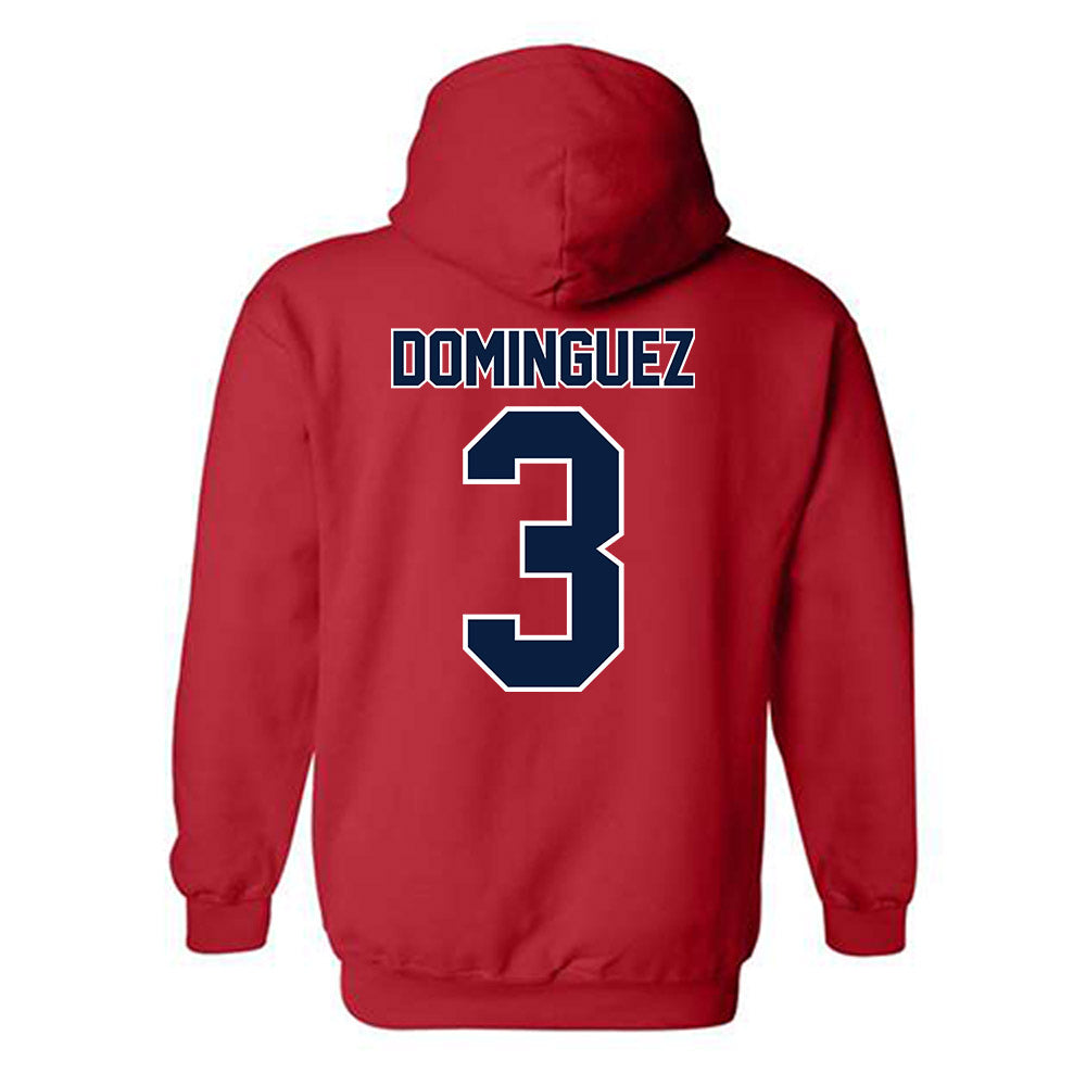 Robert Morris - NCAA Men's Soccer : Miguel Dominguez - Classic Shersey Hooded Sweatshirt-1