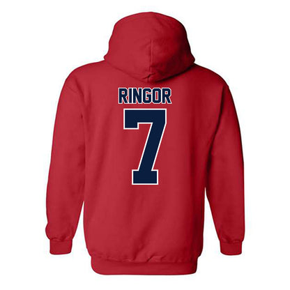 Robert Morris - NCAA Women's Ice Hockey : Rowyn Ringor - Classic Shersey Hooded Sweatshirt-1