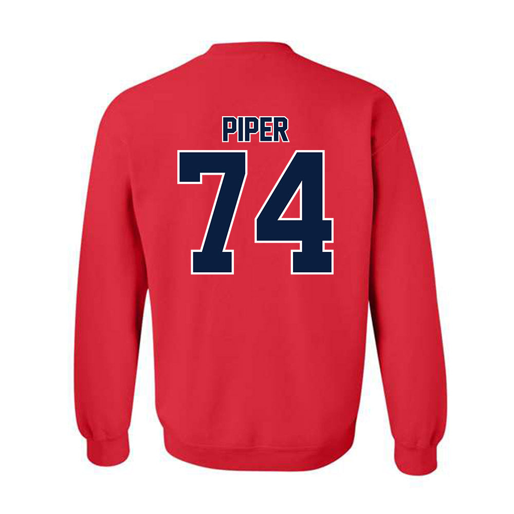 Robert Morris - NCAA Football : Riley Piper - Classic Shersey Crewneck Sweatshirt-1
