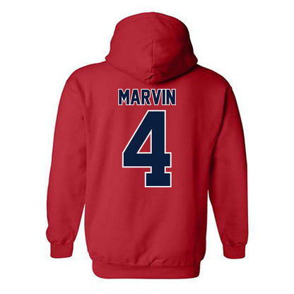 Robert Morris - NCAA Women's Soccer : Jillian Marvin - Classic Shersey Hooded Sweatshirt-1