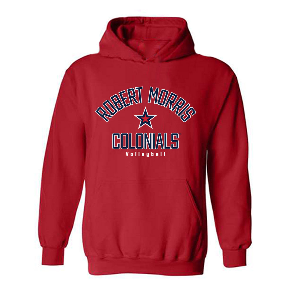 Robert Morris - NCAA Women's Volleyball : Caroline Hanner - Classic Shersey Hooded Sweatshirt-0