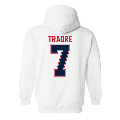 Robert Morris - NCAA Women's Basketball : Myriam Traore - Classic Shersey Hooded Sweatshirt-1