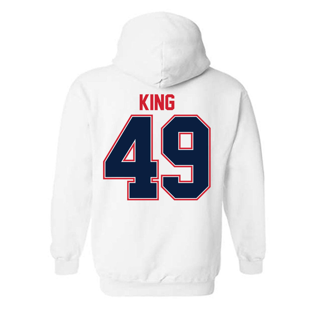 Robert Morris - NCAA Football : Logan King - Classic Shersey Hooded Sweatshirt-1