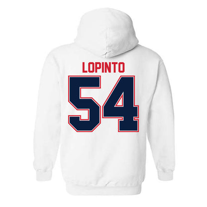 Robert Morris - NCAA Football : Jake Lopinto - Classic Shersey Hooded Sweatshirt-1