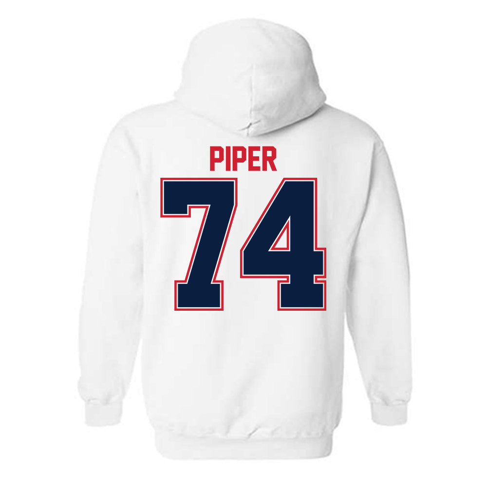 Robert Morris - NCAA Football : Riley Piper - Classic Shersey Hooded Sweatshirt-1