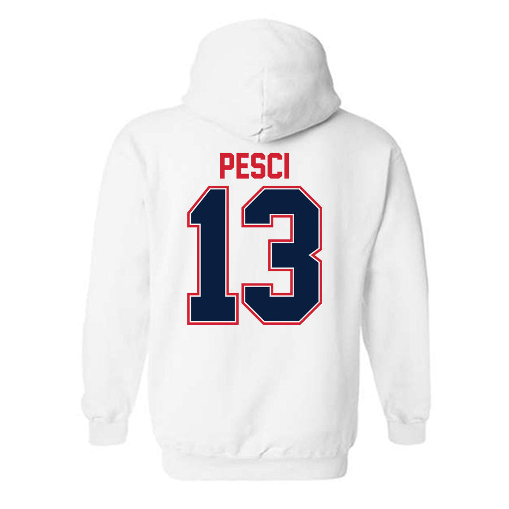 Robert Morris - NCAA Football : Dominic Pesci - Classic Shersey Hooded Sweatshirt-1