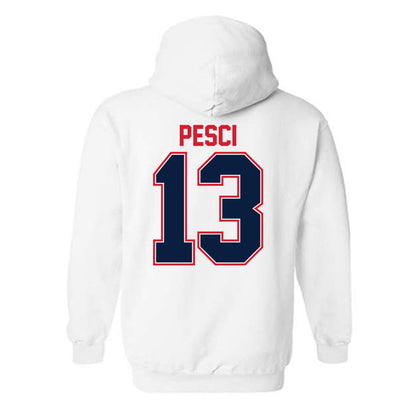 Robert Morris - NCAA Football : Dominic Pesci - Classic Shersey Hooded Sweatshirt-1