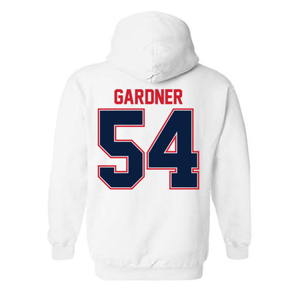 Robert Morris - NCAA Football : James Gardner - Classic Shersey Hooded Sweatshirt-1