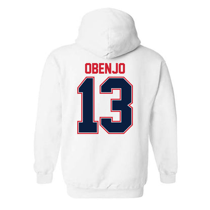 Robert Morris - NCAA Men's Basketball : Samuel Obenjo - Classic Shersey Hooded Sweatshirt-1