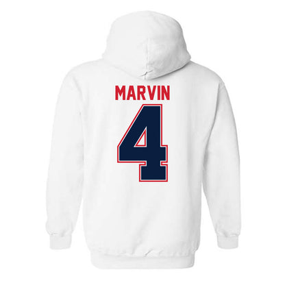 Robert Morris - NCAA Women's Soccer : Jillian Marvin - Classic Shersey Hooded Sweatshirt-1