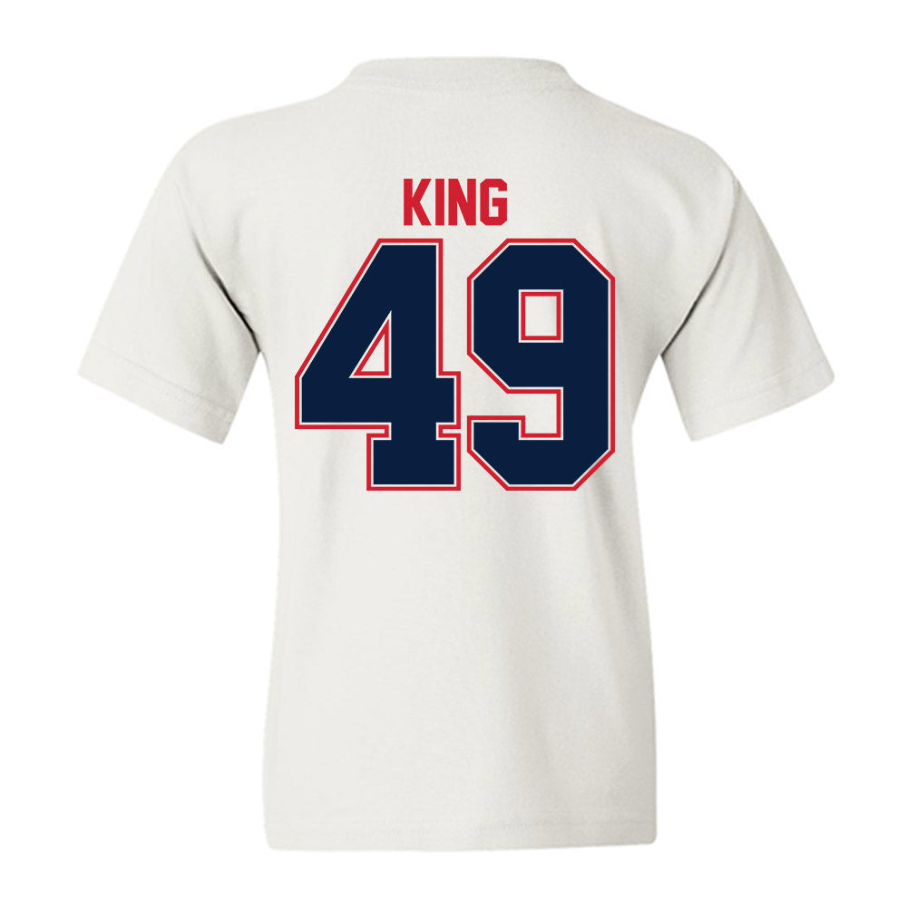 Robert Morris - NCAA Football : Logan King - Classic Shersey Youth T-Shirt-1