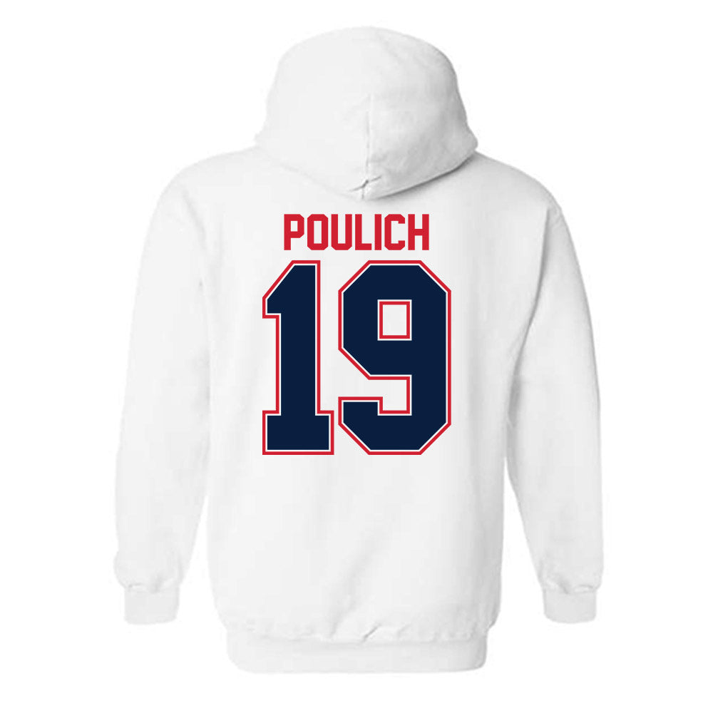 Robert Morris - NCAA Softball : Courtney Poulich - Classic Shersey Hooded Sweatshirt-1