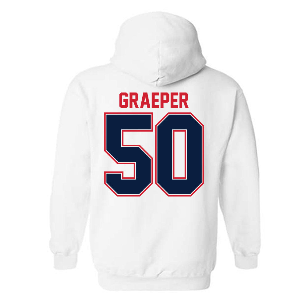 Robert Morris - NCAA Football : Josh Graeper - Classic Shersey Hooded Sweatshirt-1