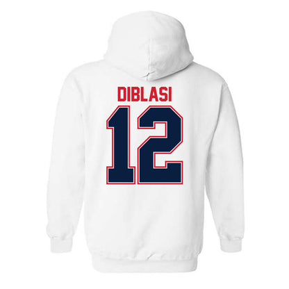 Robert Morris - NCAA Men's Lacrosse : Evan DiBlasi - Classic Shersey Hooded Sweatshirt-1