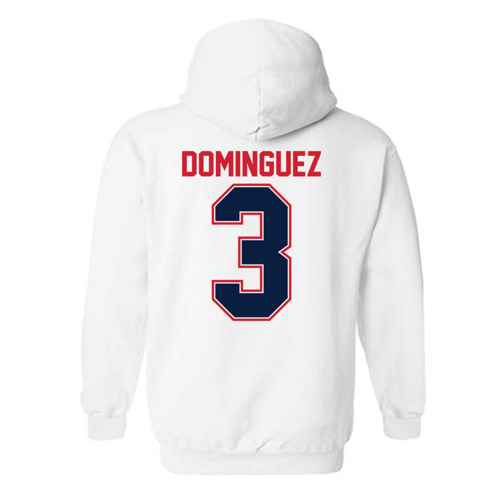 Robert Morris - NCAA Men's Soccer : Miguel Dominguez - Classic Shersey Hooded Sweatshirt-1