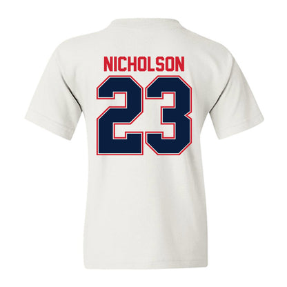 Robert Morris - NCAA Men's Ice Hockey : Zeke Nicholson - Classic Shersey Youth T-Shirt-1
